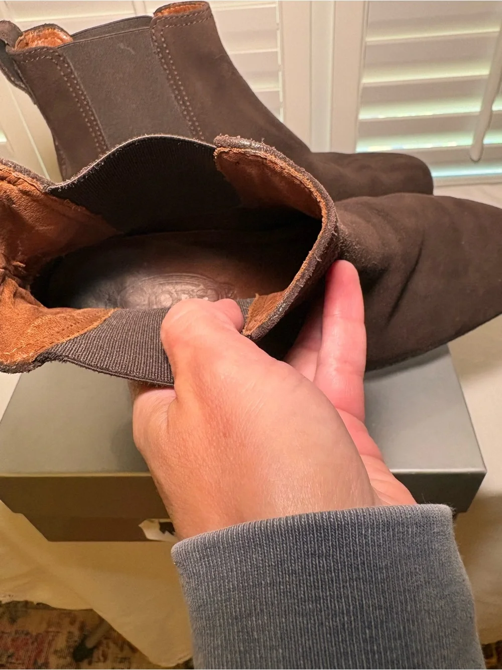 Tod's Dark Brown Suede Chukka Boots